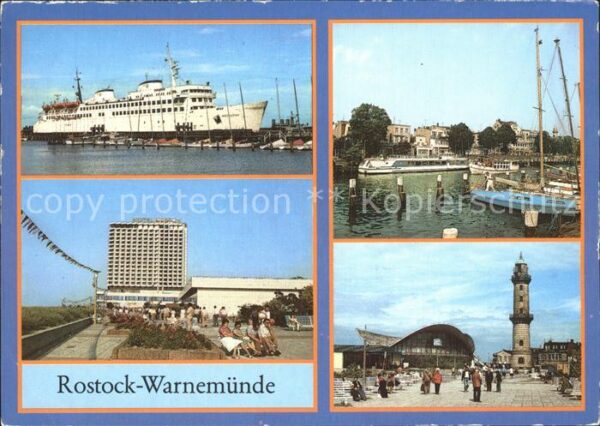 Rostock-Warnemuende Fährschiff Warnemünde Hotel Neptun Leuc