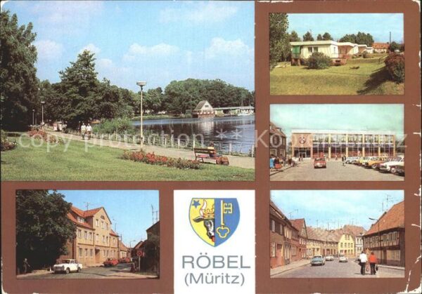 Roebel Mueritz Promenade FDGB Erholungsheim Muritzterr