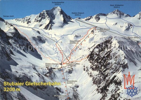 Stubaier Alpen Wildspitze Schaufelspitze Ferna-Joch