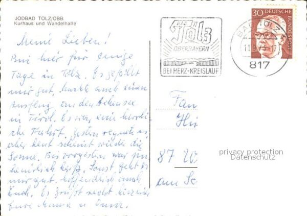 Bad Toelz Kurhaus Wandelhalle – Bild 2