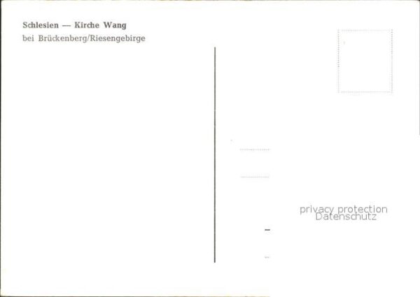Brueckenberg Riesengebirge Kriche Wang – Bild 2