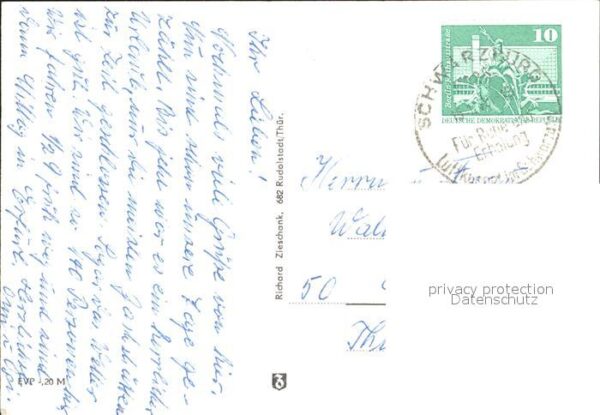 Schwarzburg Thueringer Wald Reichsbahnerholungsheim Ernst Thälmann – Bild 2