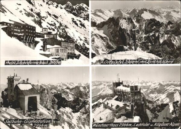 Zugspitze Bayerisches Zugspitzbahn Hotel Schneefe