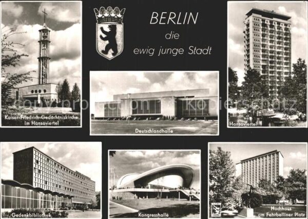 Berlin Deutschlandhalle Hansaviertel Kongressh