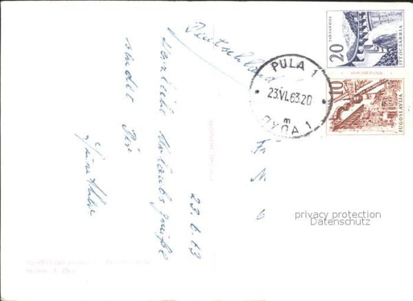 Pola Pula Croatia Sergijevski Slavoluk Avgustov Hram – Bild 2