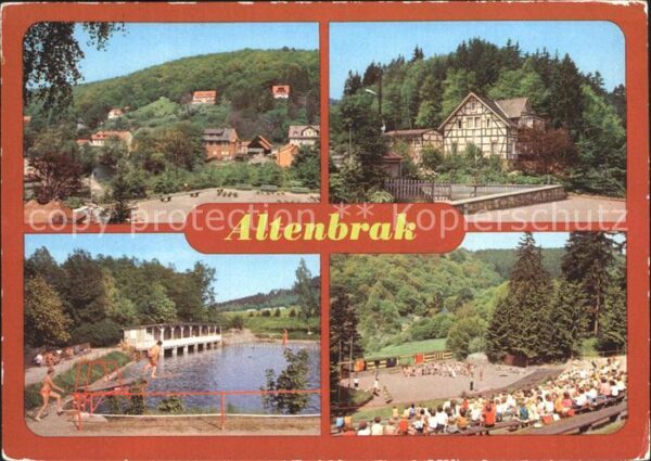Altenbrak Harz Rolandseck Waldbühne Bergschwimmbad