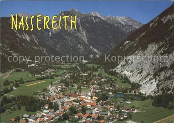 Nassereith Fliegeraufnahme Fernpassstrasse Loreagr