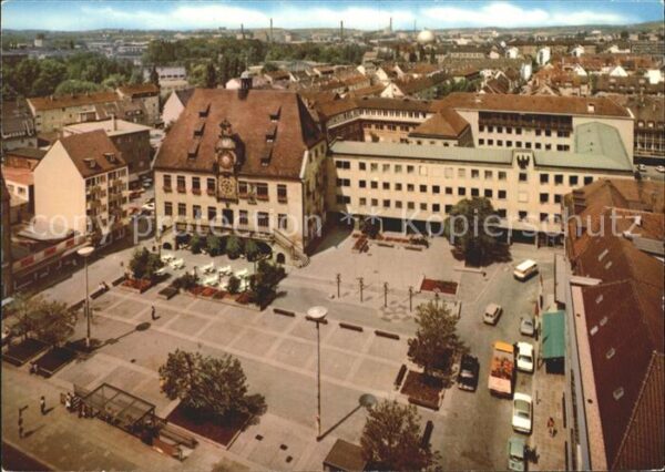 Heilbronn Neckar Rathaus Marktplatz