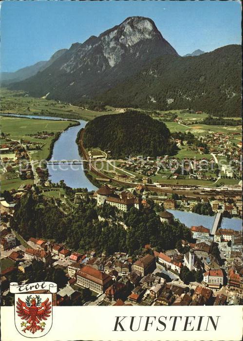 Kufstein Tirol Fliegeraufnahme Historische Festung Hei