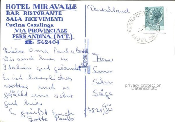 Ferrandina Hotel Miravalle – Bild 2