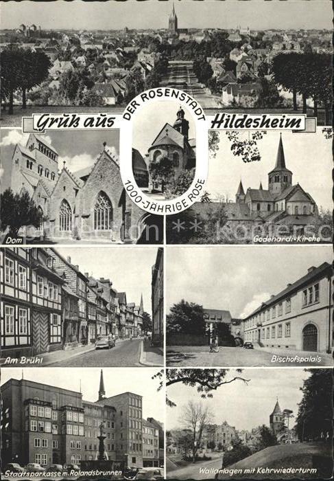 Hildesheim Godehardi-Kirche Dom Bischofspalais Brü