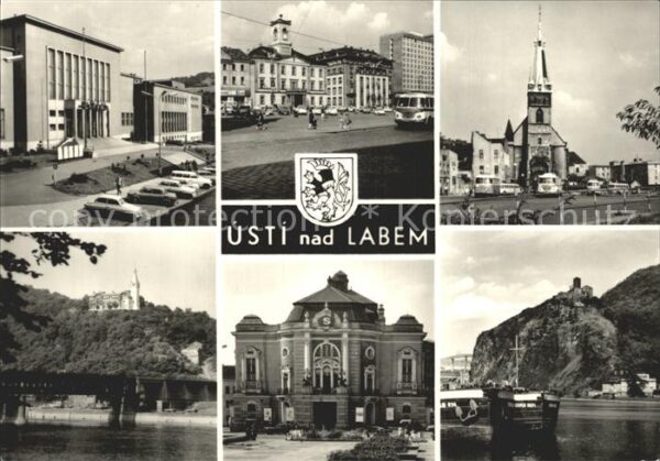 Usti nad Labem Kirche Schiff Brücke