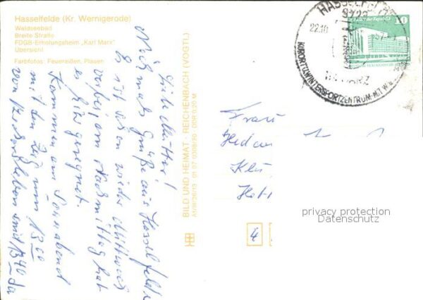 Hasselfelde Waldseebad Breite Strasse FDGB Erholung – Bild 2