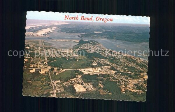 North Bend Oregon Fliegeraufnahme