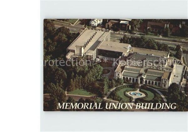 Ames Iowa Fliegeraufnahme Memorial Union Building