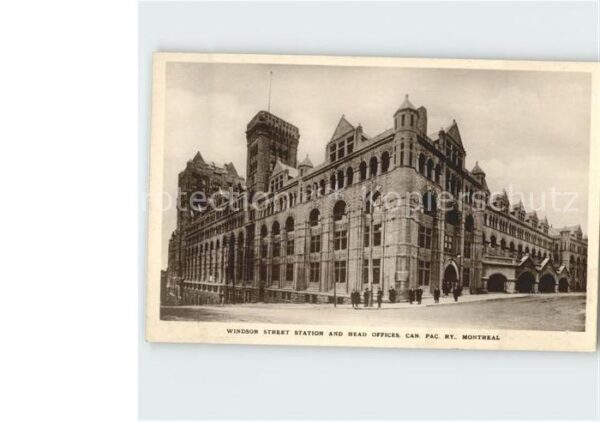 Montreal Quebec Windsor Street Station and Head Offices