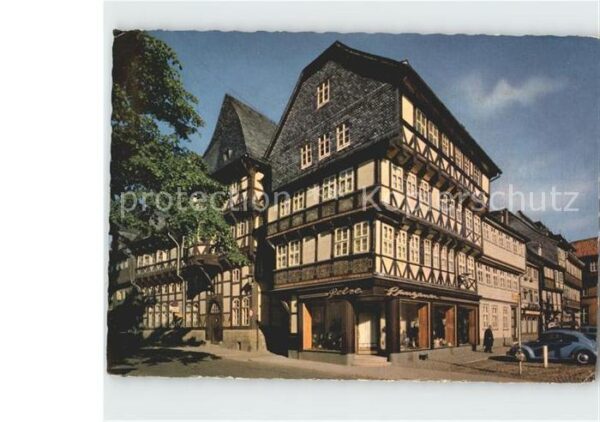 Goslar Fachwerkhäuser am Schuhhof