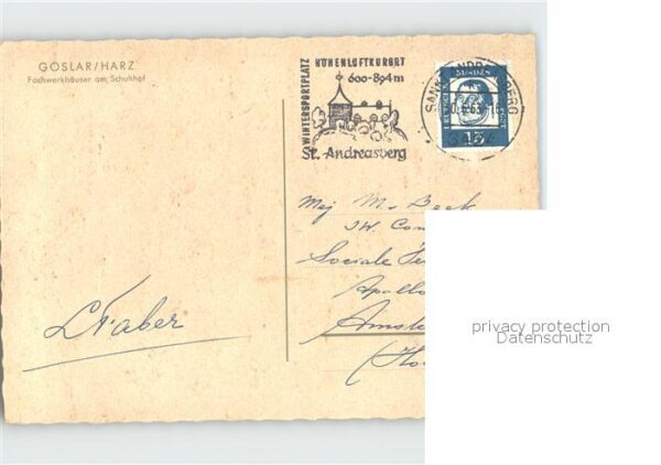 Goslar Fachwerkhäuser am Schuhhof – Bild 2