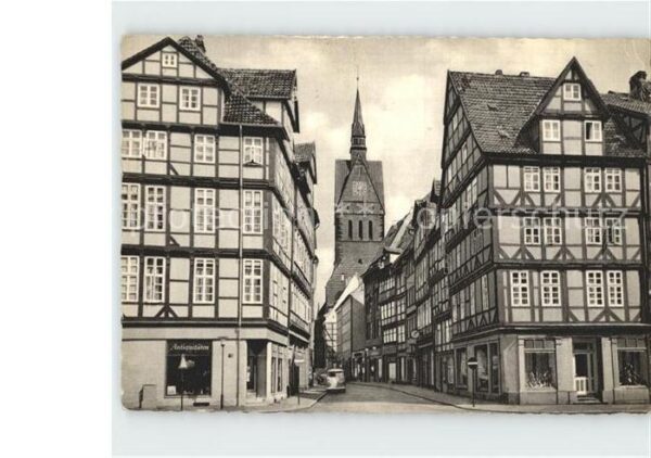 Hannover Kramerstrasse Fachwerk Marktkirche
