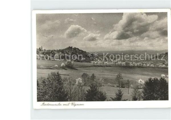 Badenweiler mit Vogesen