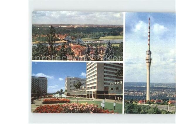 Dresden Prager Strasse Fernsehturm
