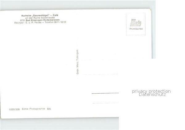 Reiterswiesen Kurheim Sonnenhügel Cafe – Bild 2
