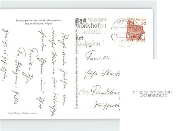 Bad Woerishofen Erholungsheim der schwäbischen Handwerk – Bild 2