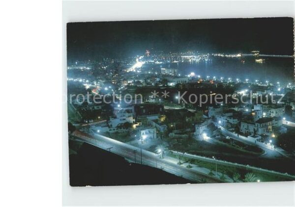 Las Palmas Gran Canaria Fliegeraufnahme bei Nacht