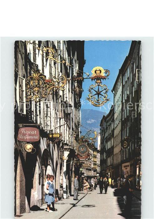 Salzburg Oesterreich Getreidegasse Altstadt