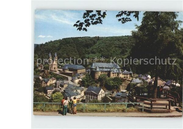 Clervaux Kirche und Schloss