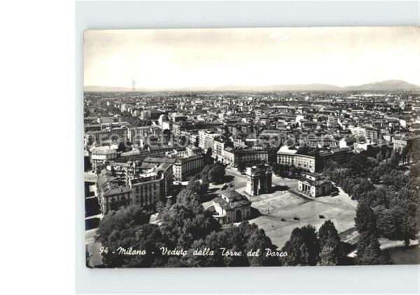 Milano veduta dalla Torre del Parco