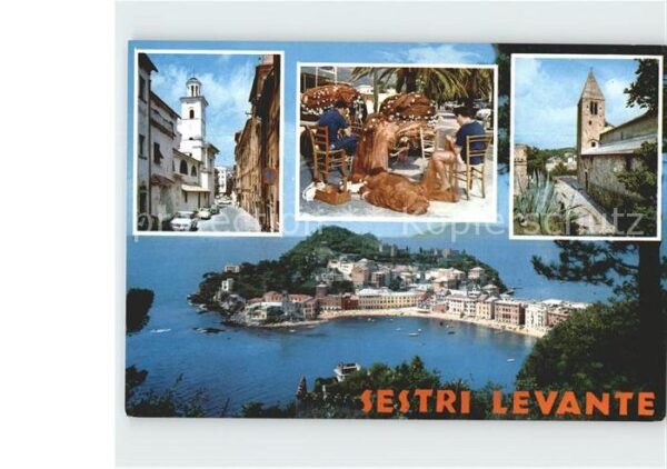 Sestri Levante Fliegeraufnahme und Ortspartien