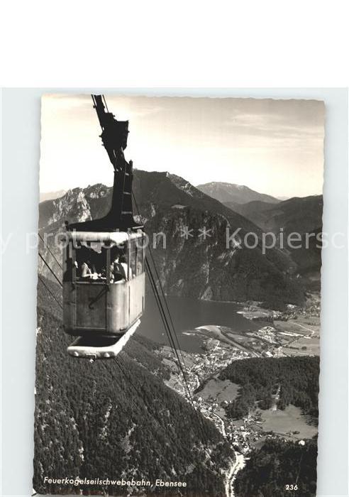 Ebensee Oberoesterreich Feuerkogelseilbahn