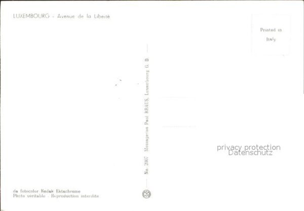 LUXEMBOURG  Luxemburg Avenue de la Liberté – Bild 2