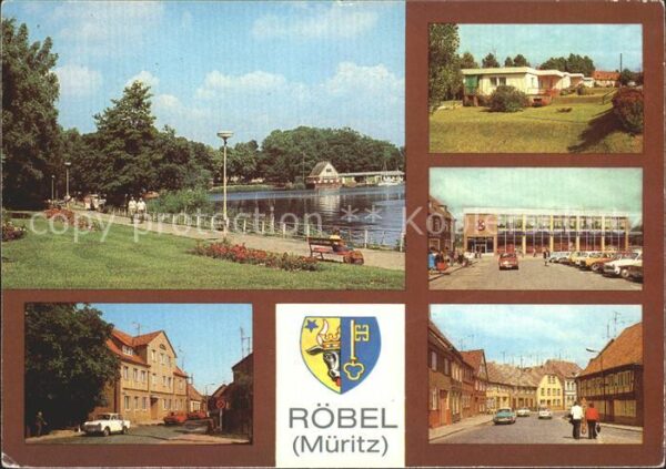 Roebel Mueritz promenade Erholungsheim Gasthaus Centra