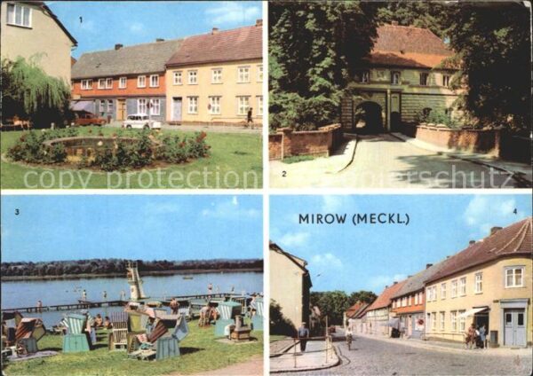 Mirow Johannes Becher Platz Torhaus Freibad E