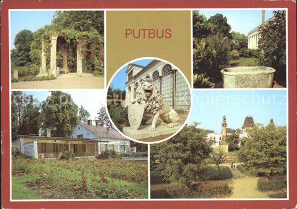 Putbus Ruegen Pergola im Park Mamorbadewanne  Rosenga