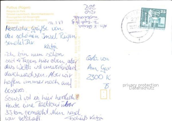 Putbus Ruegen Pergola im Park Mamorbadewanne  Rosenga – Bild 2
