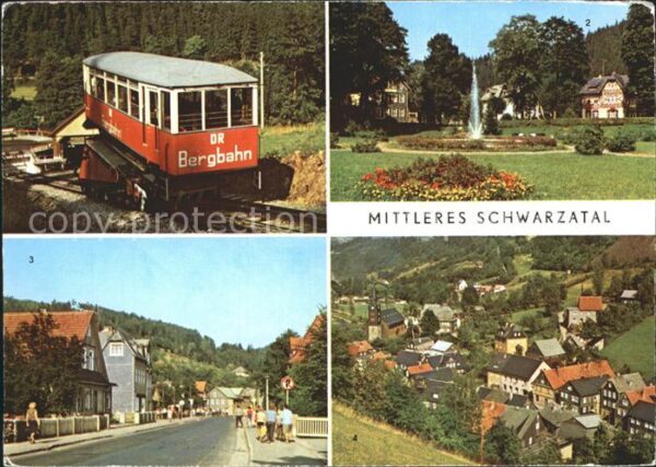Mellenbach-Glasbach Panorama Sitzendorf Meuselbach Bergbahn