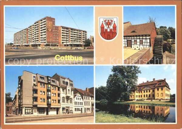 Cottbus Stadtring Spreewehrmühle Schloss Branit