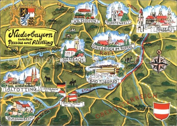 Passau Niederbayern zwischen Passau und Altött
