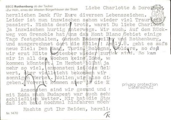 Rothenburg Tauber Zur Höll eines der ältesten Bürgerhäuse – Bild 2
