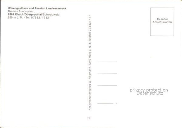Elzach Höhengasthaus und Pension Landwassereck – Bild 2