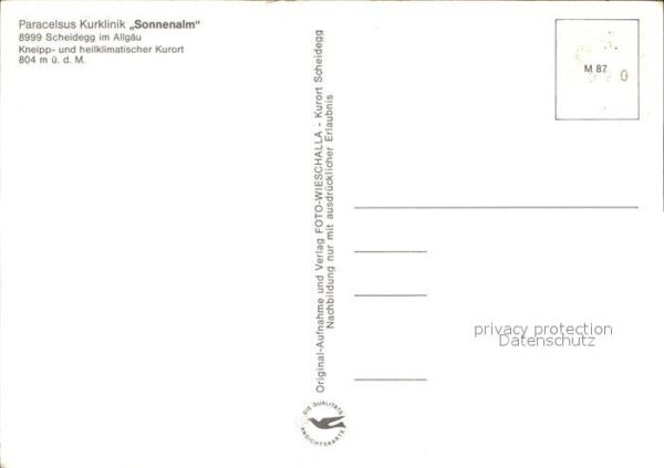 Scheidegg Allgaeu Paracelsus Kurklinik Sonnenalm – Bild 2