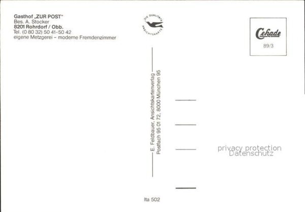 Rohrdorf Inn Karte – Bild 2