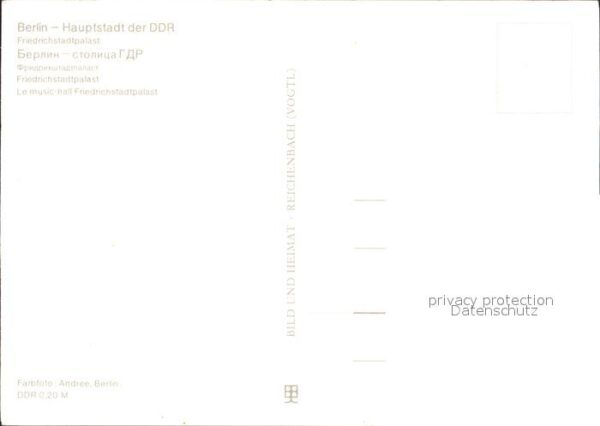 Berlin Friedrichspalast – Bild 2