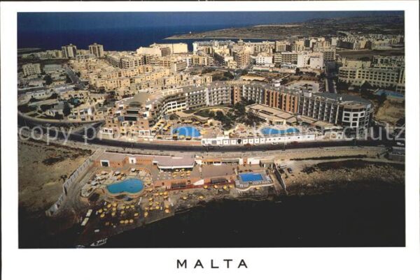 Malta Fliegeraufnahme Dolmen Hotel