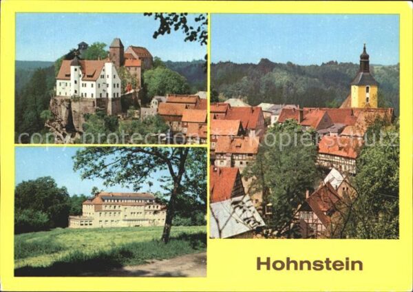 Hohnstein Saechsische Schweiz Burg FDGB- Erholungsheim Hermann Duncke