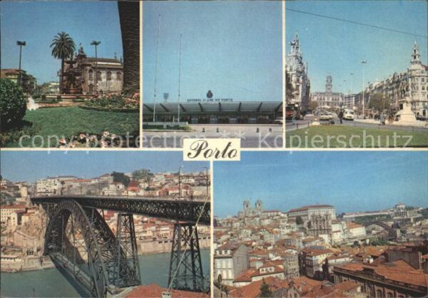 Porto Portugal Löwenplatz- Stadion Ludkig I Brücke