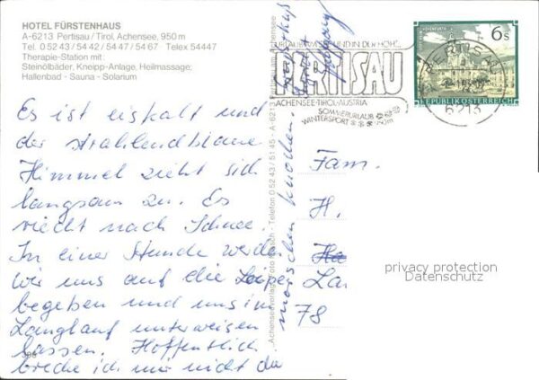 Pertisau Achensee Hotel Fürstenhaus – Bild 2